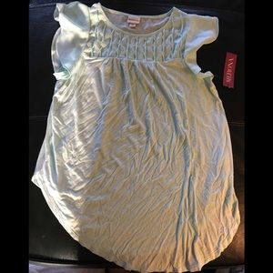 Mint colored cotton top